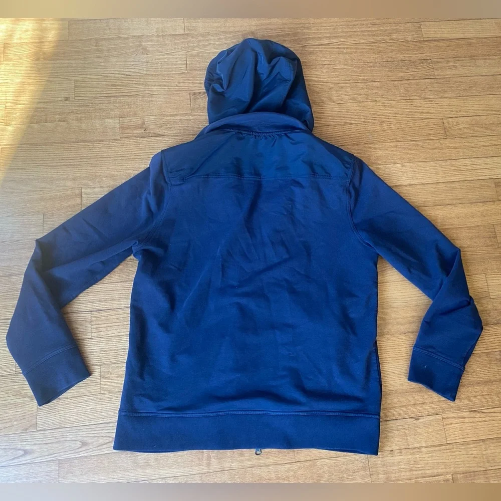 Banana Republic ST false front Dark Blue Hooded double zip Jacket Men’s Large
